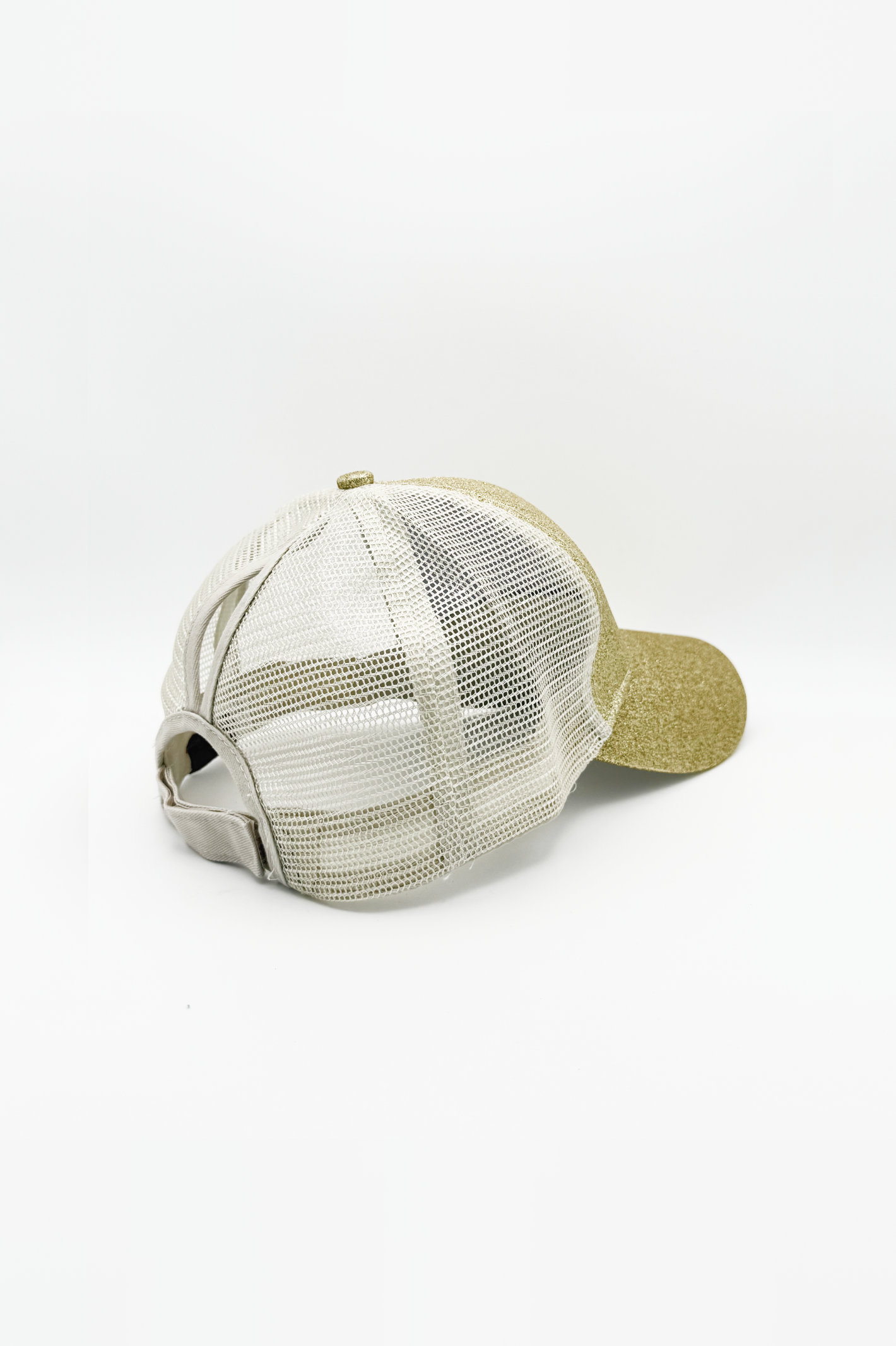 Glitter PonyCap® – Shimmer Cotton Ponytail Cap