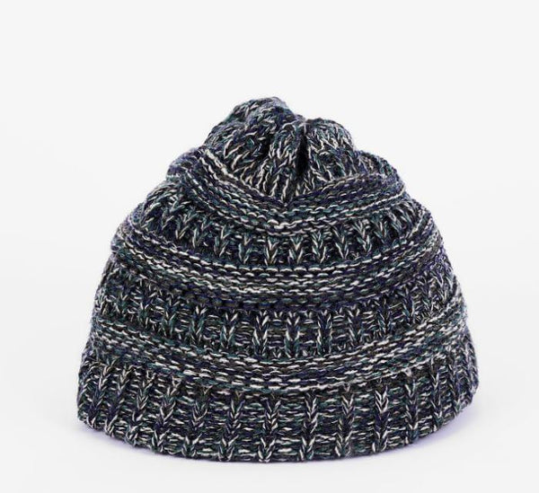 PonyCap® Kids Beanie – Cozy Ponytail Knit Hat