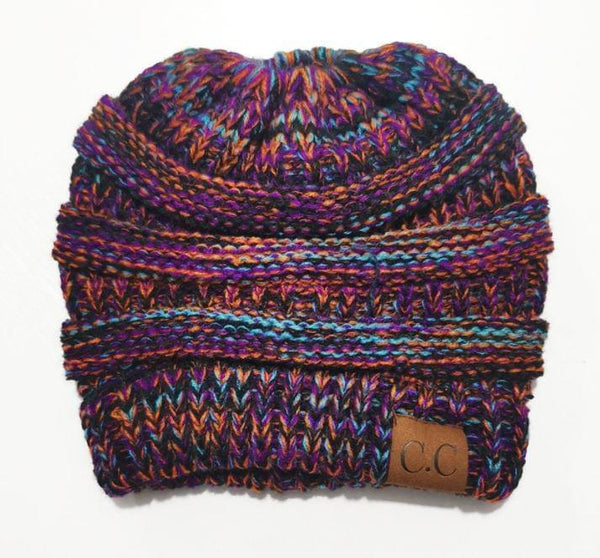 PonyCap® Kids Beanie – Cozy Ponytail Knit Hat