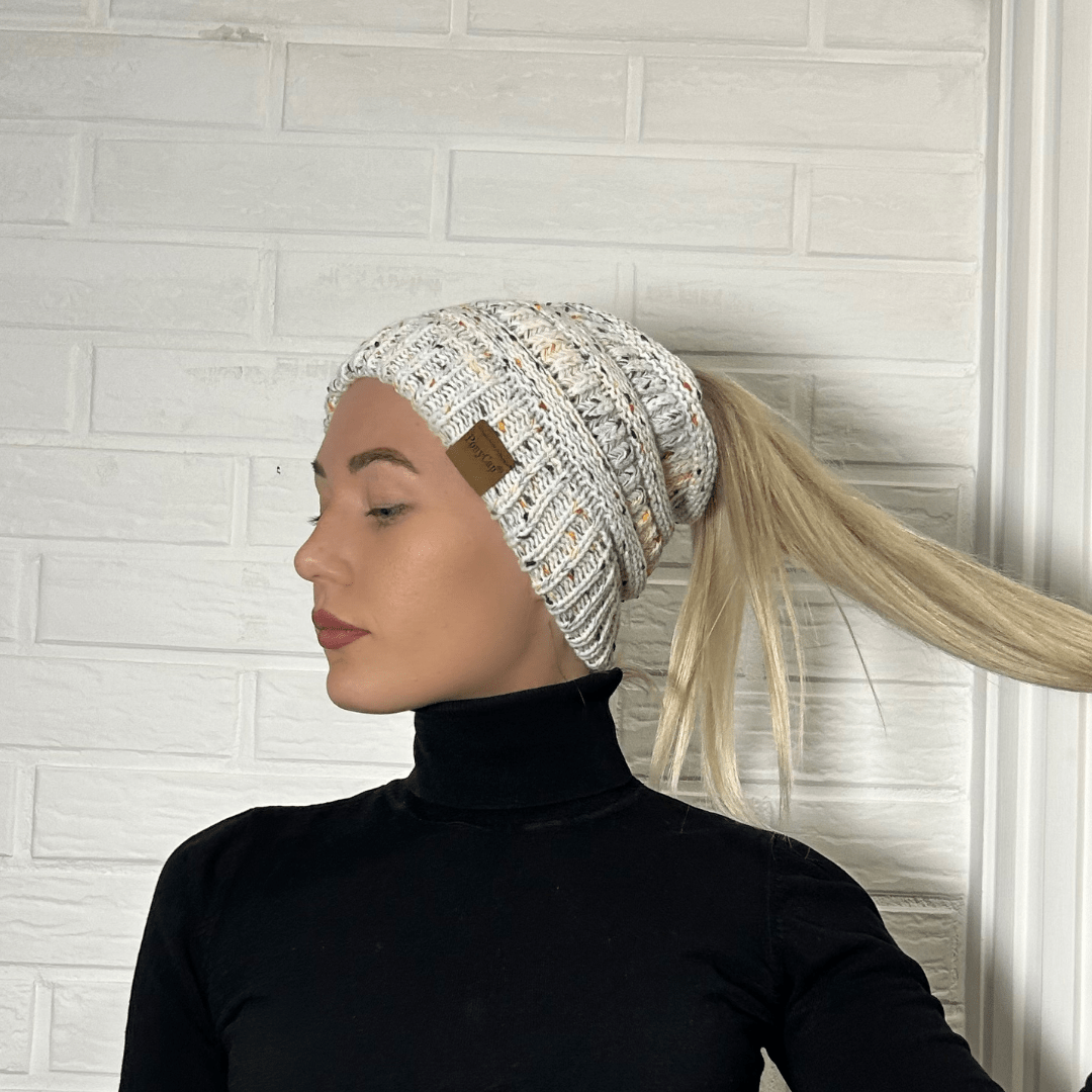 Confetti PonyCap® – Premium Ponytail beanie