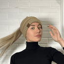 PonyCap® Beanie – Minimal Ponytail Knit Hat