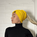 PonyCap® Beanie – Minimal Ponytail Knit Hat