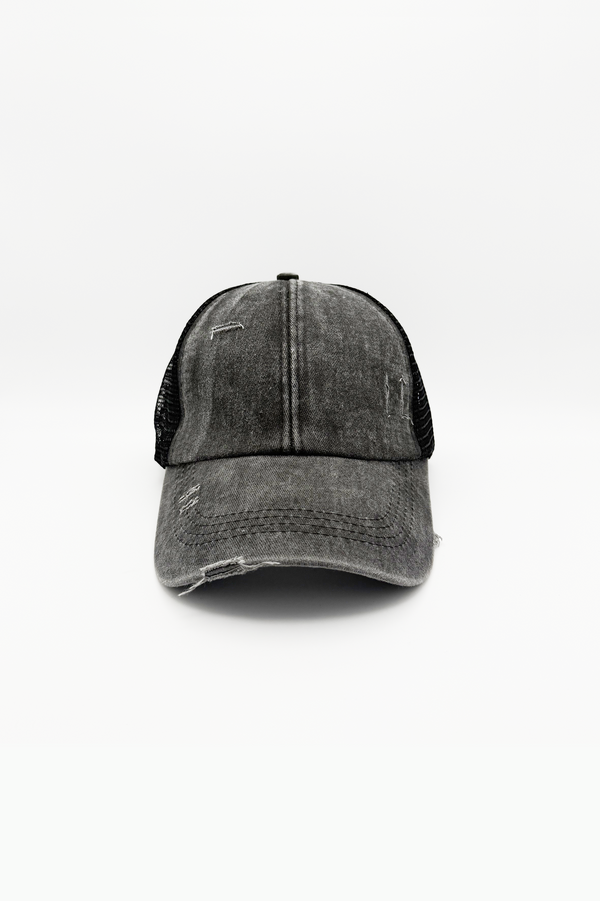 Vintage PonyCap® – Washed Cotton Ponytail Cap