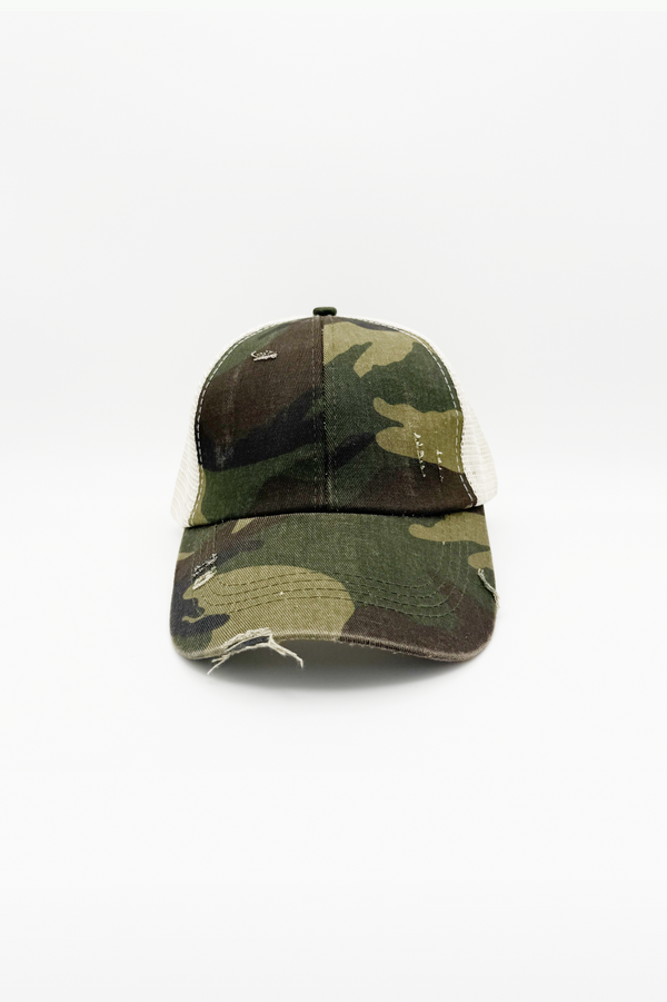 Vintage PonyCap® – Washed Cotton Ponytail Cap